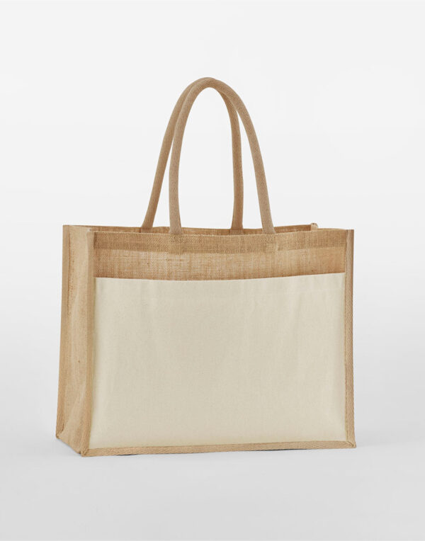 W480 Westford Mill Pocket Starch Jute Shopper