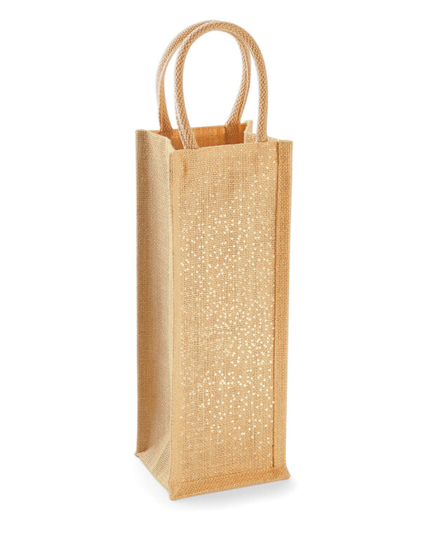 W433 Westford Mill Shimmer Jute Bottle Bag