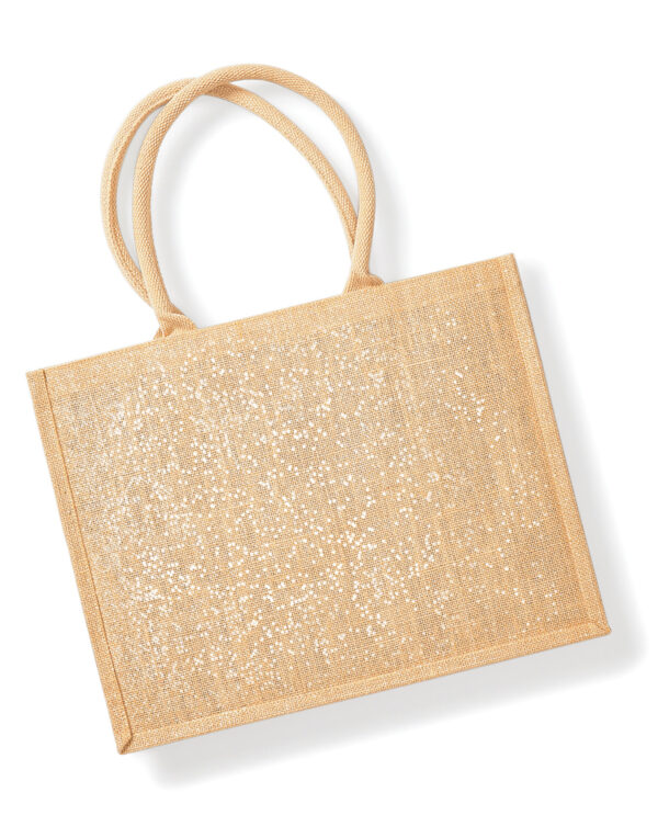 W437 Westford Mill Shimmer Jute Shopper