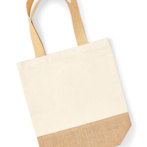 W450 Westford Mill Jute Base Canvas Shopper