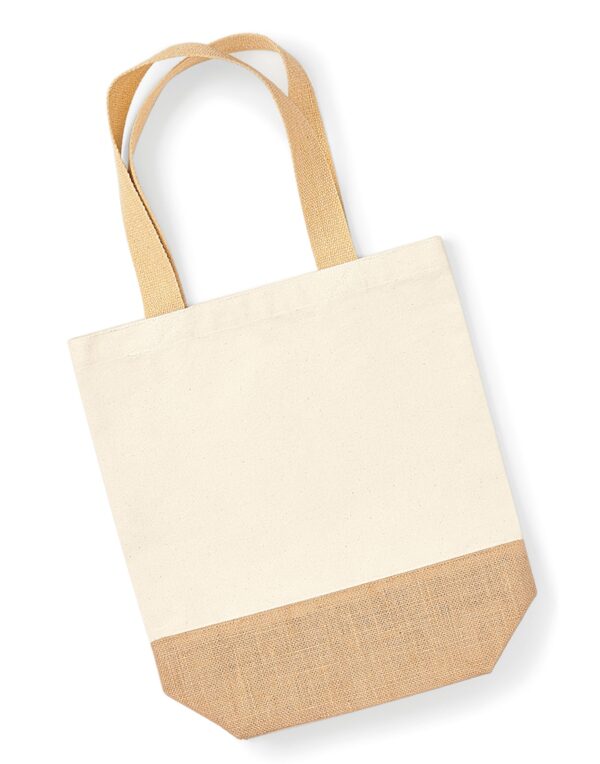 W450 Westford Mill Jute Base Canvas Shopper