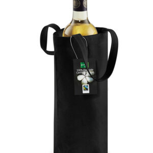 W620 Westford Mill Fairtrade Cotton Bottle Bag