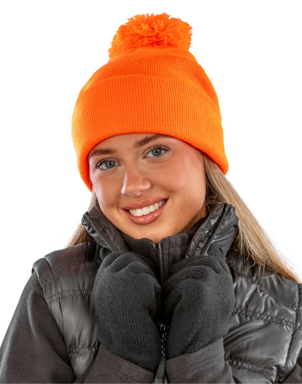 RC028X Result Winter Essentials Pom Pom Beanie