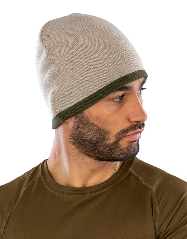 RC46 Result Winter Essentials Soft Feel Cuffless Reversible Beanie