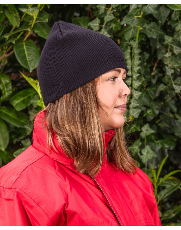 RC74 Result Winter Essentials Double Knit Cotton Beanie Hat