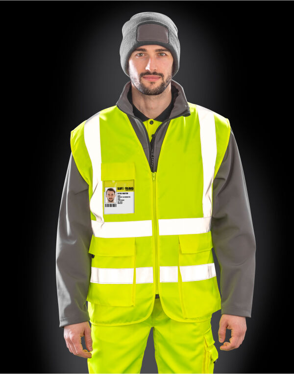 R477X WORK-GUARD by Result Heavy Duty Polycotton Security Vest