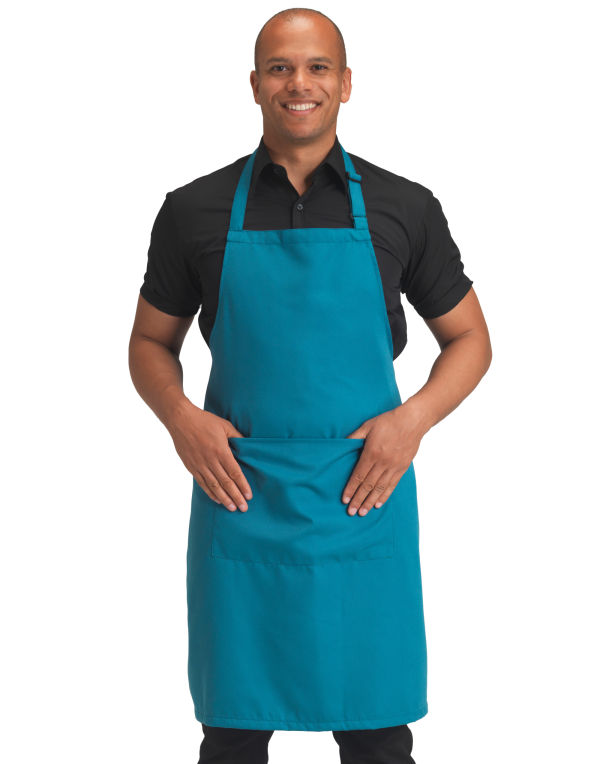 DP210 Dennys Recycled Bib Apron With Pocket